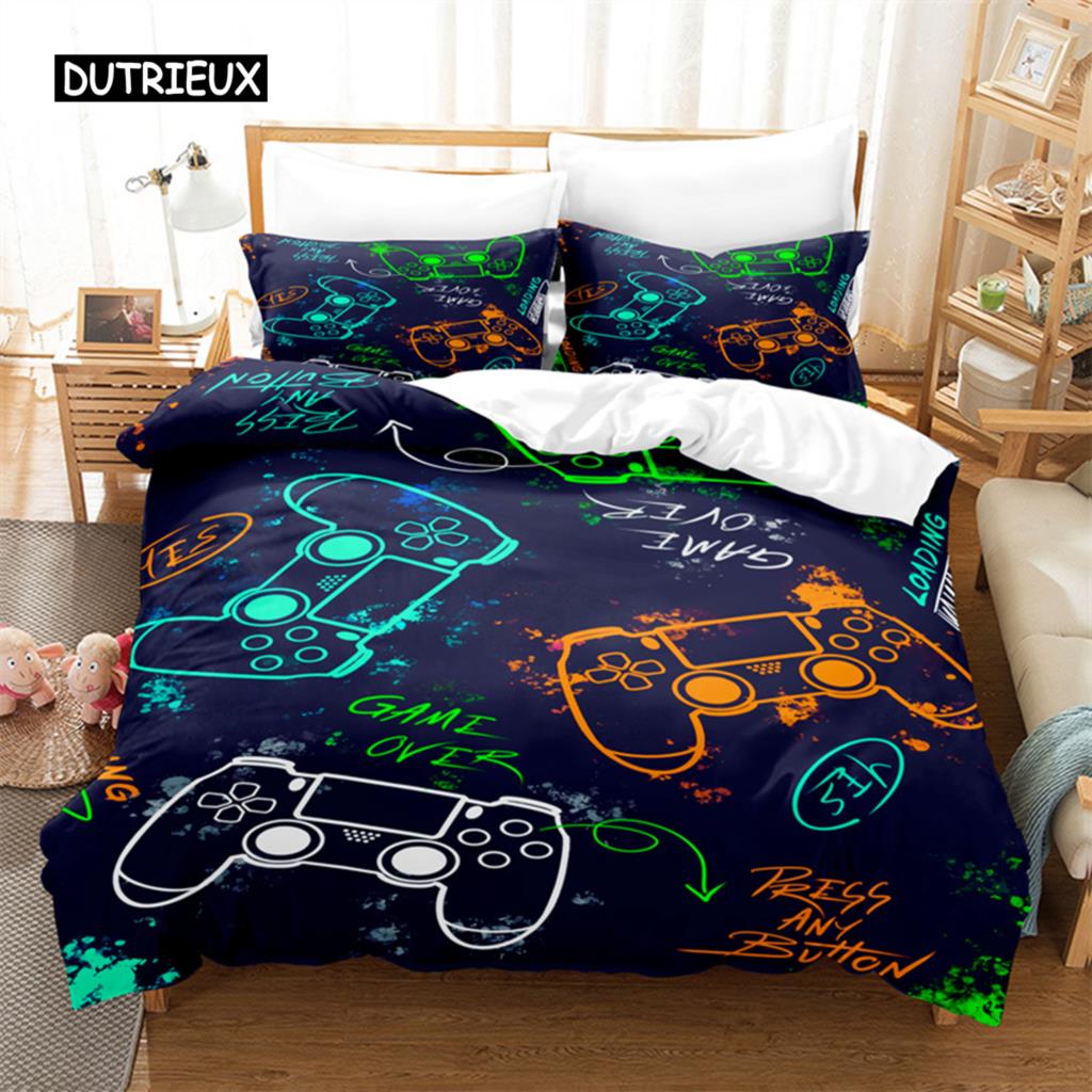 

Cartoon Pattern Bedding Set Duvet Cover Set 3d Bedding Digital Printing Bed Linen Queen Size Bedding Set Fashion Design EU single(135x200cm)