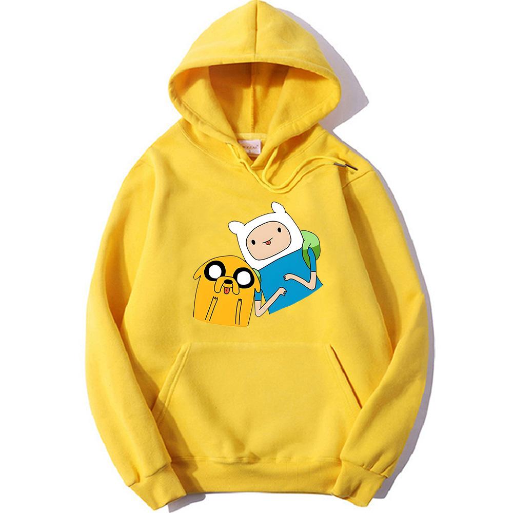 

Finn And Jake Adventure Time Anime Hoodies For Children Pullovers Cute Graphic Clothes Long Sleeve Classic Simple 100