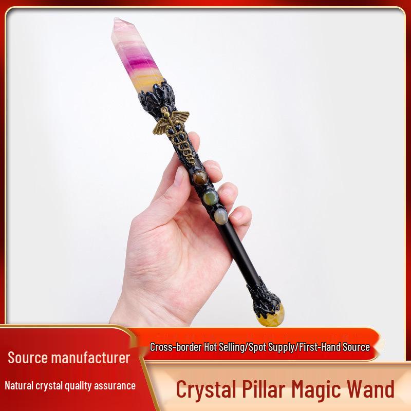 Pink & Purple Crystal Magic Wand - DIY Cosplay Halloween Scepter Cane