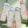 1PC Vintage Ditsy Floral Fabric Print 750ml Color Plastic Sports Water Bottle Leakproof Flip Straw Lid Suitable for Sports Office Home Use