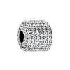925 Silver Zirconia Tile Inlaid Column Fashion Fixed Buckle Women Accessories 791873CZ-OP