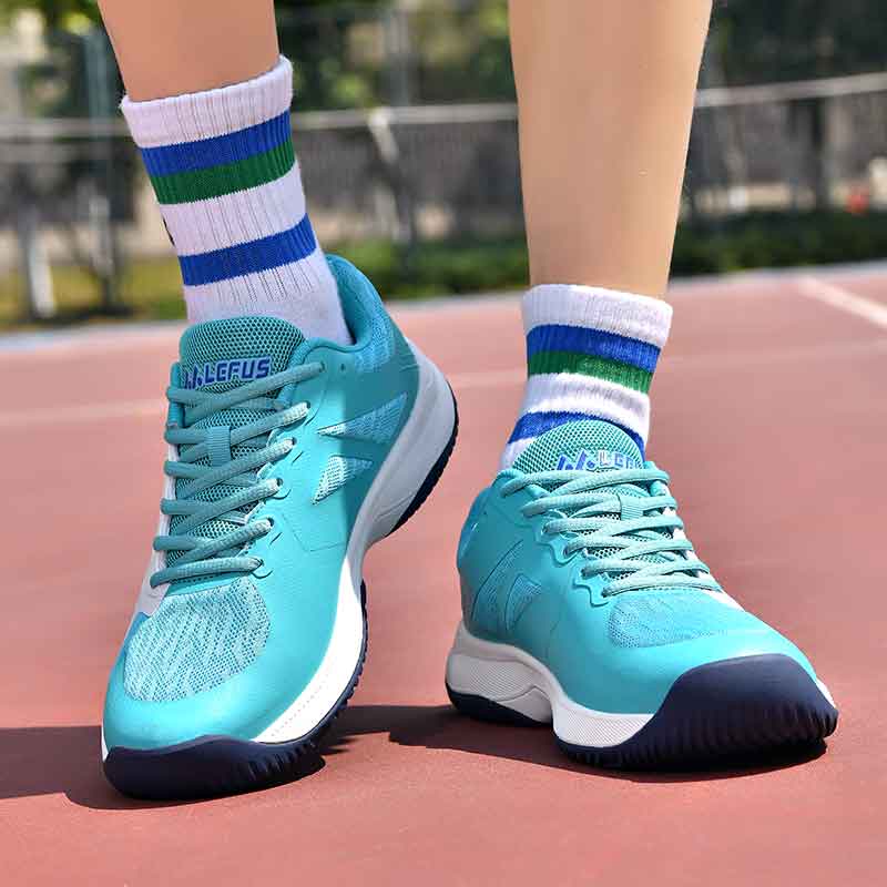 36-46 LEFUS Unisex Sneakers Shock-absorbing Anti-skid Wear-resistant and Breathable Badminton Shoes Professional Training Shoes