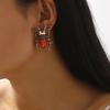 Vintage Fashion High Grade Insect Earrings Bee Butterfly Oil Drip Stud Earrings Women Middle Ages Style Fashion Ear Jewelry