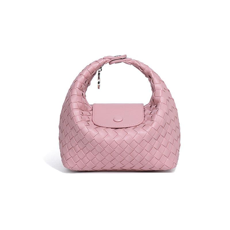 New hand-woven crescent bag fashion trend shoulder bag niche design messenger bag versatile simple handbag