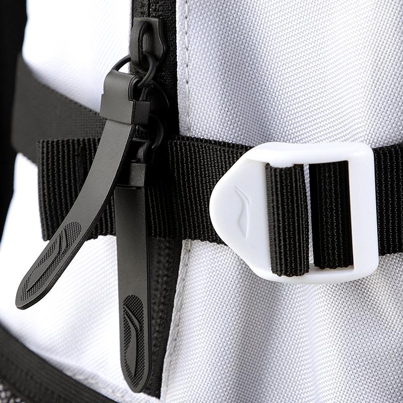 New LiNing Polyester CBA Backpack Regular Unisex Black/White ABSV289