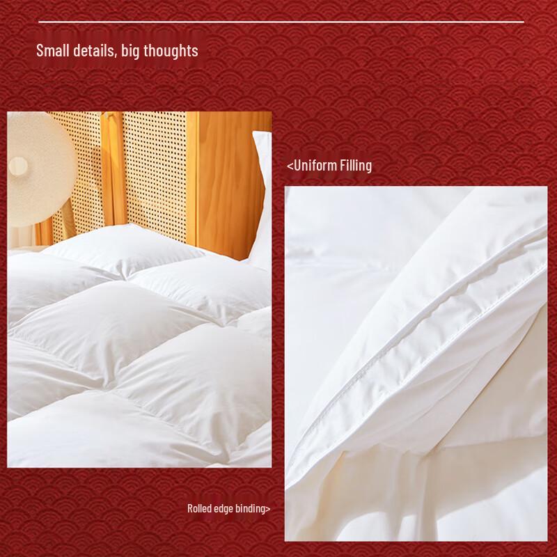 YierYar 95% Grey Duck Down Winter Comforter