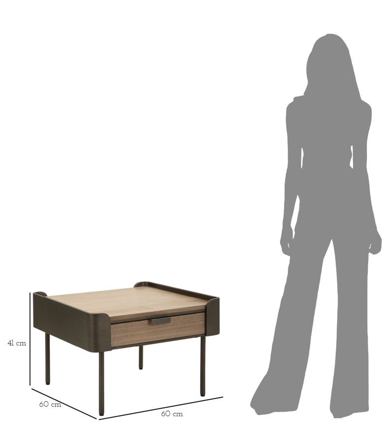 Coffee Table Toronto 60X60X41 Cm