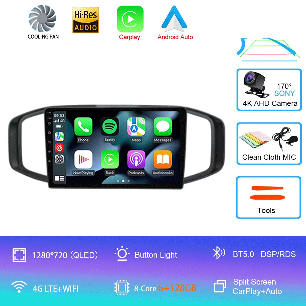 For Morris Garages MG3 2017 2018 2019 QLED 4G Wifi DSP Android 14 Car Radio Multimedia Video Player GPS Navigation Carplay