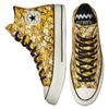 Peanuts x Converse Chuck Taylor All Star Anni '70 Fumetti Peanuts Scarpe Alte in Tela Unisex Freccia Dorata Giallo