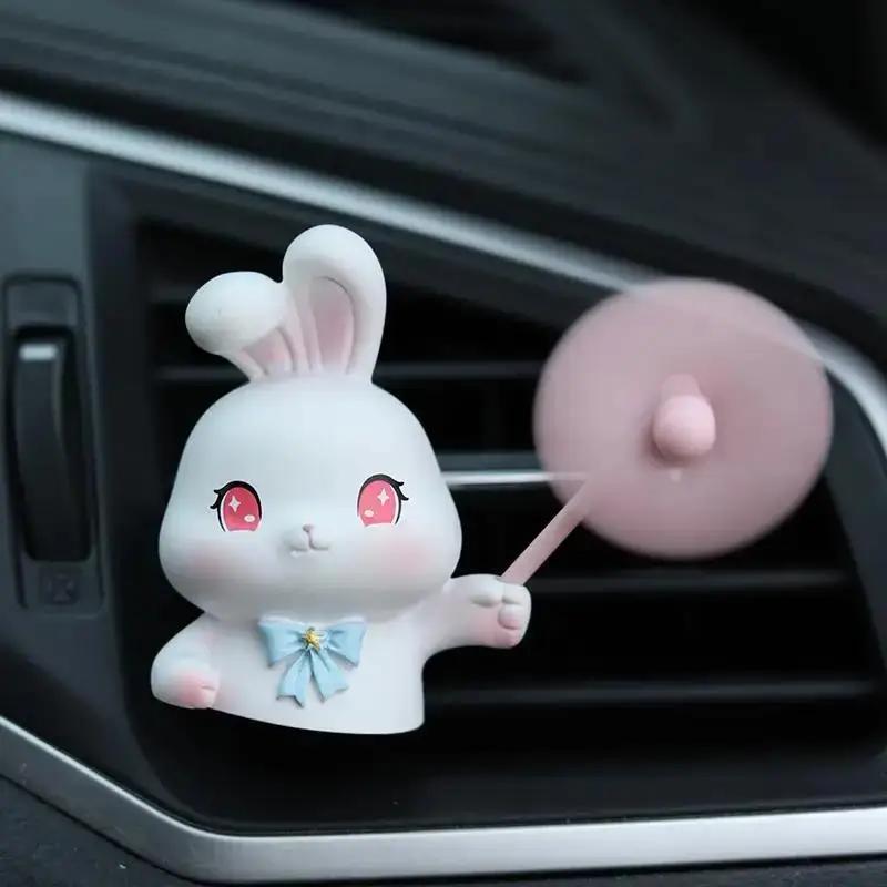 Cute Small Animals Car Decoration Air Purifier Air Conditioner Outlet Decoration Car Accessories Interior Fixation Perfume Decor