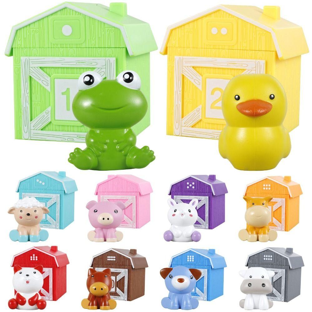 Interactive Animal Matching House Color Sorting Toddler Learning Toys  Kids Toy