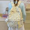Schoolbag wholesale schoolbag junior high school high school girl heart polka dot star versatile high value female student backpack