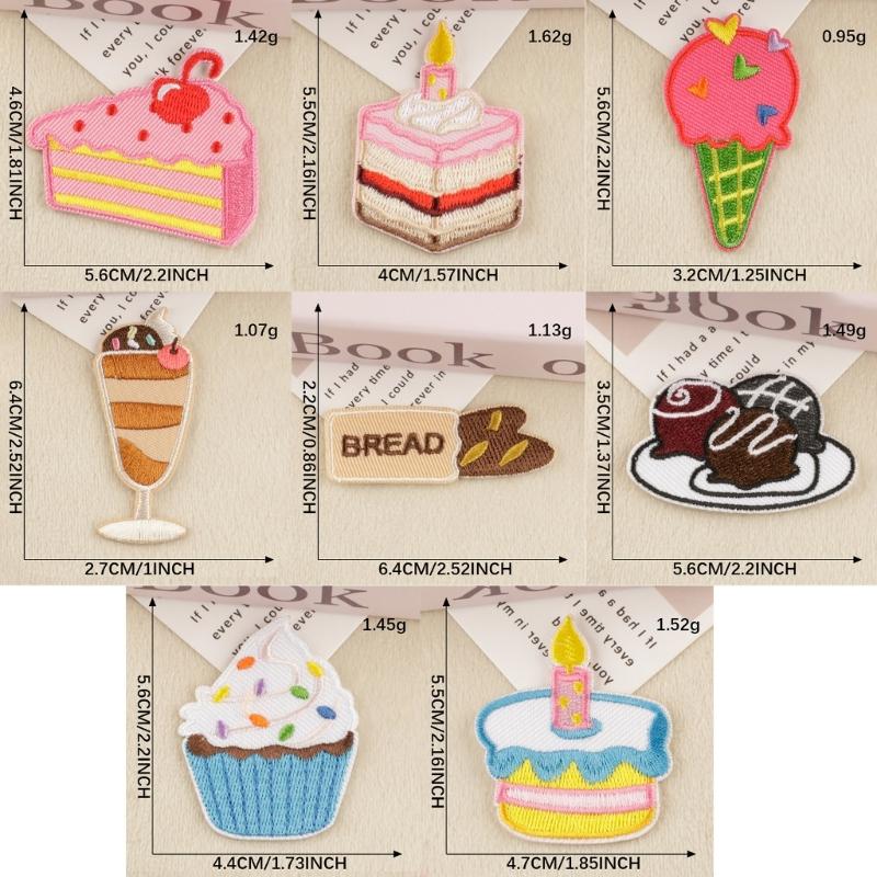 8 Pcs Cartoon Animal Embroidered Patches Rabbits Iron On Patches Repair Patches Dogs Sewing Patches for Clothes Bag