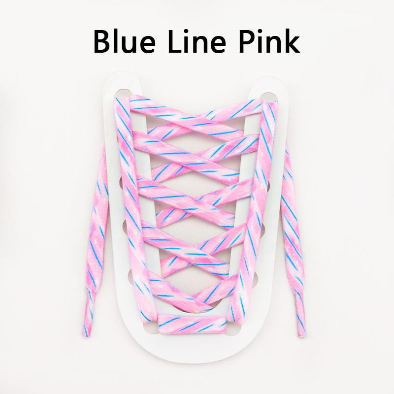 Lacci piatti per sneakers Tie-dye arcobaleno Lacci per scarpe personalizzati Lacci per scarpe da ginnastica Lacci per scarpe sportive Scarpe in tela AF1 Lacci per scarpe