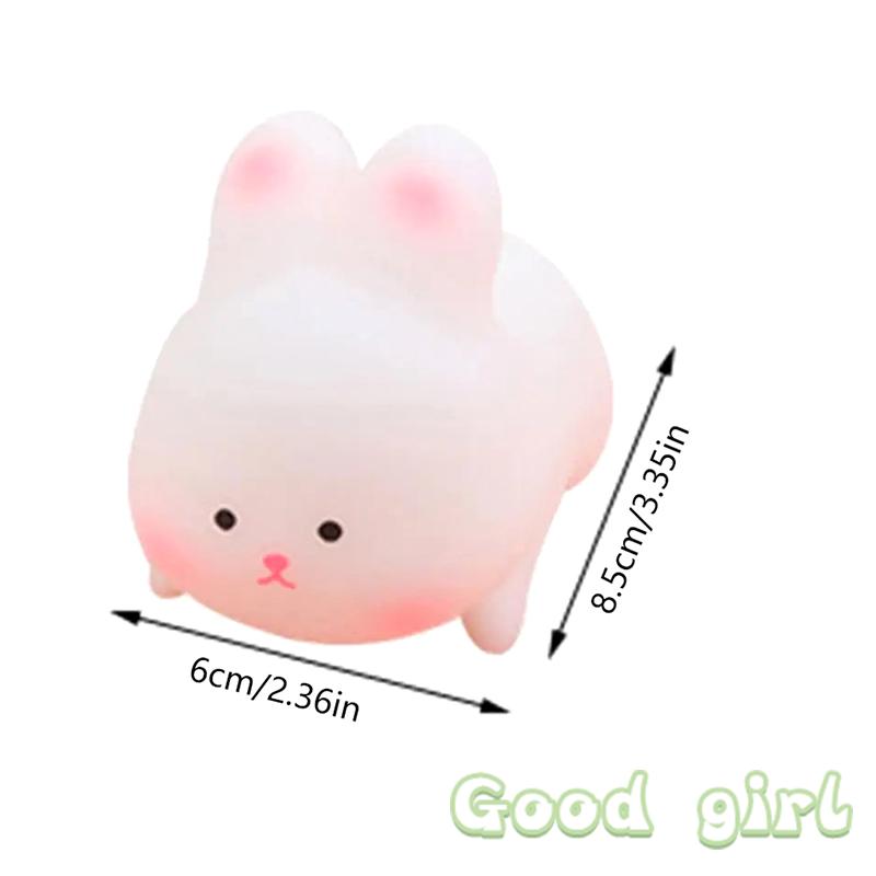 Squishy Bunny Stress Balls Autism Sensory Toys Stress & Anxiety Relief Fidget Toys Slow Rebound Squeeze Toy Gifts Bulk