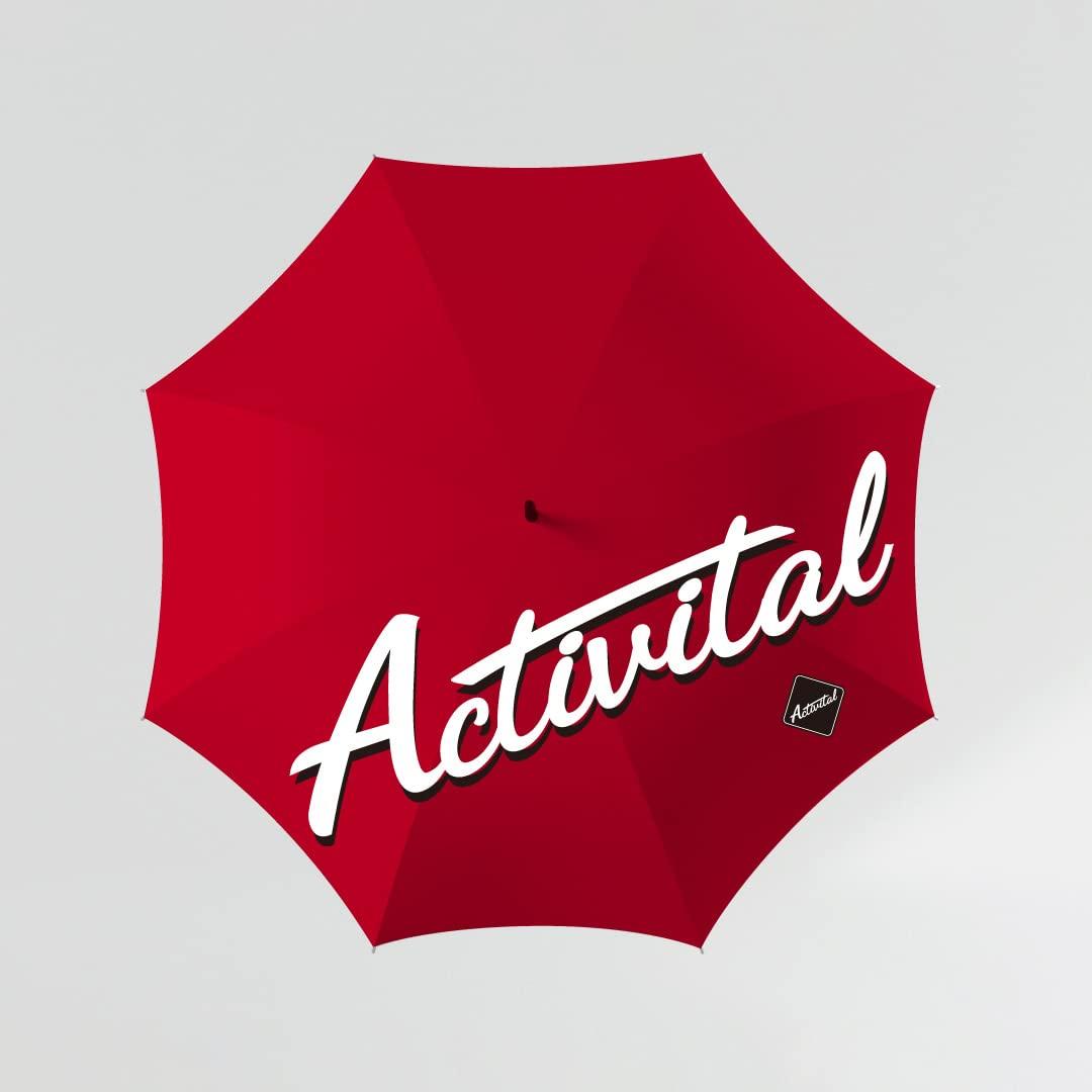 

Activital Parasol Red x White [Activital]