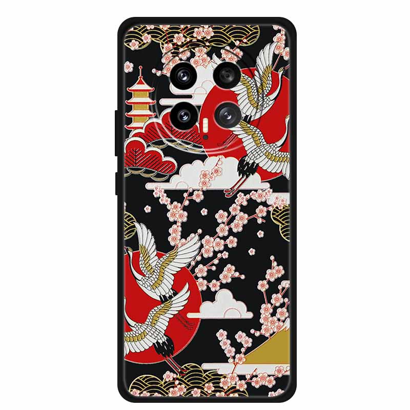 3D Emboss Case For Honor Magic 8 5G Phone Case 8 Pro Flowers Silicone Soft Coque Funda For Honor Magic8 Pro Back Cover Case Bag