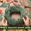 20/5x Artificial Pine Branches Green Plants Snowflake Pine Needles DIY for Garland Wreath Christmas Tree Home Garden Decoration