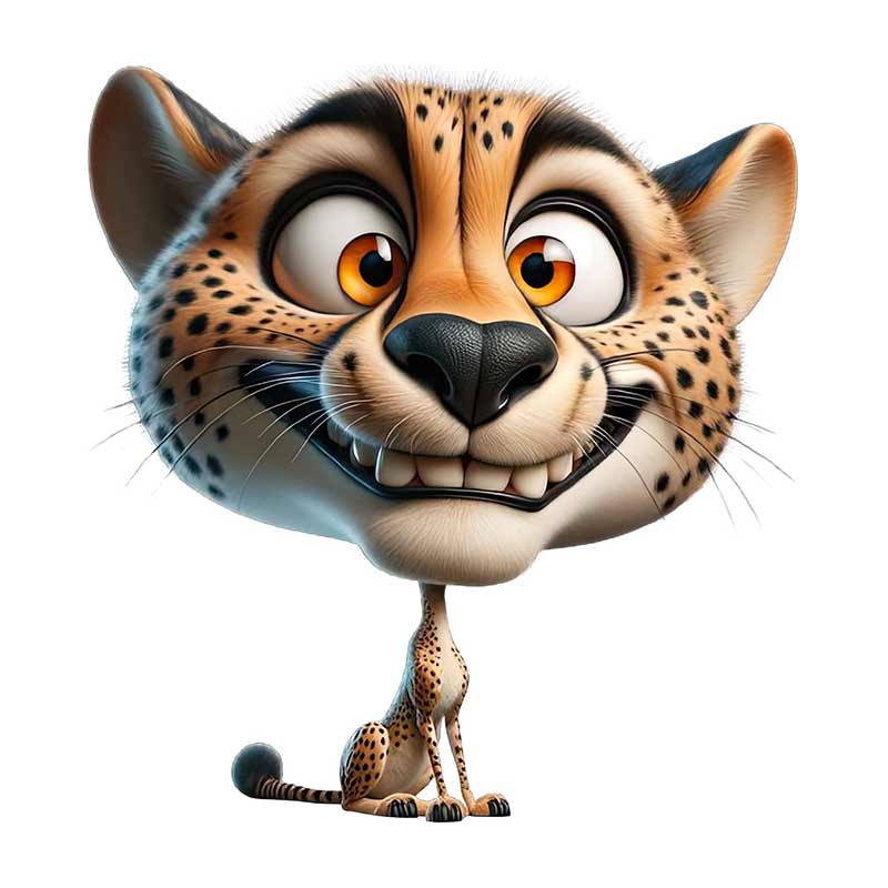 Car Stickers Funny Cartoons African Animal Waterproof Vinyl Decals Auto Body Window Decor Motorcycle Helmet Stickers #SH822