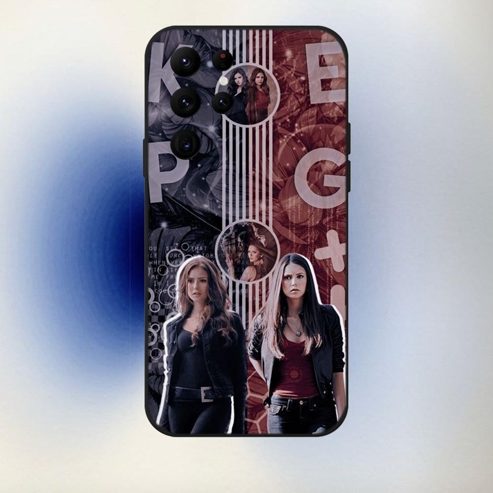 The V-VampireS D-Diaries Phone Case For Samsung S24,23,22,30,21,10,9,Ultra,Plus,Lite,FE,5G Black Soft Case
