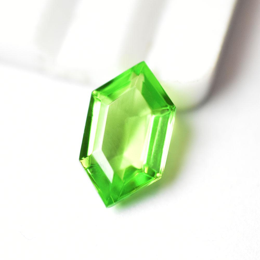 Natural GREEN Peridot 7 Ct Fancy Shape Certified Quality Loose Gemstones