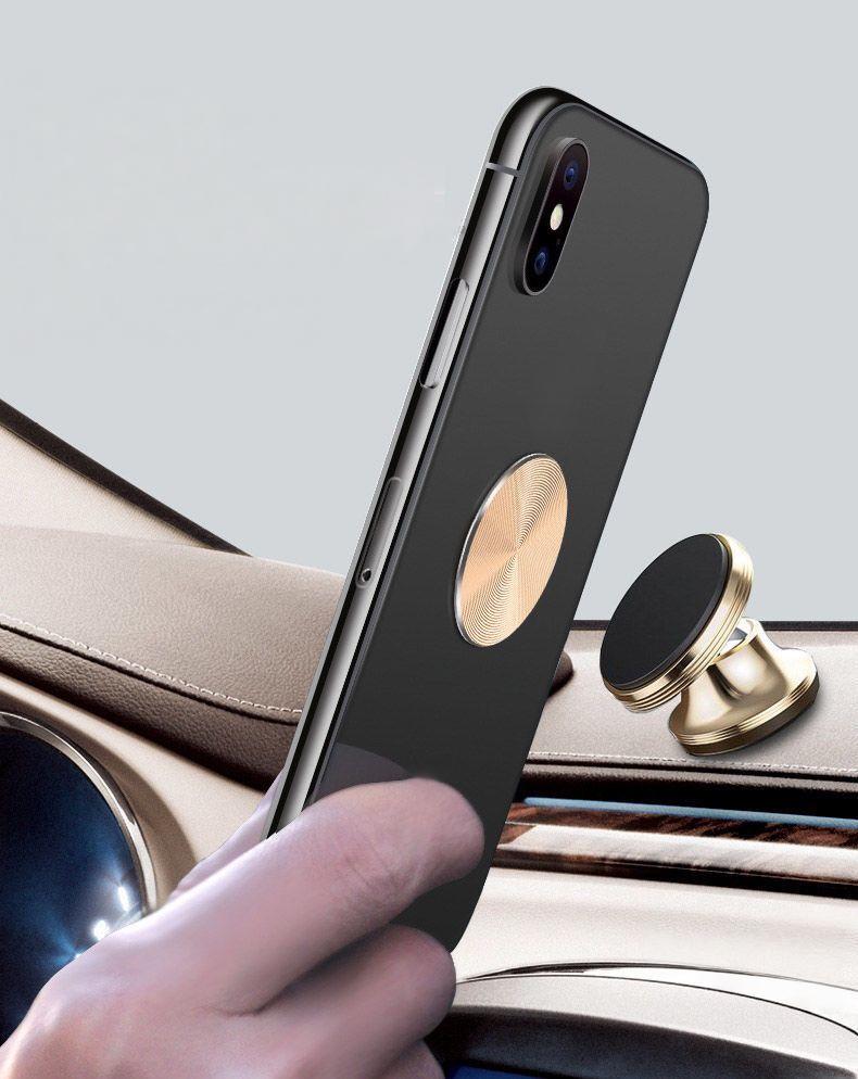 5pcs Sticker Metal Plate Disk Iron Sheet Magnet Mobile Phone Holder Accessories For Magnetic Car Phone Stand Holders