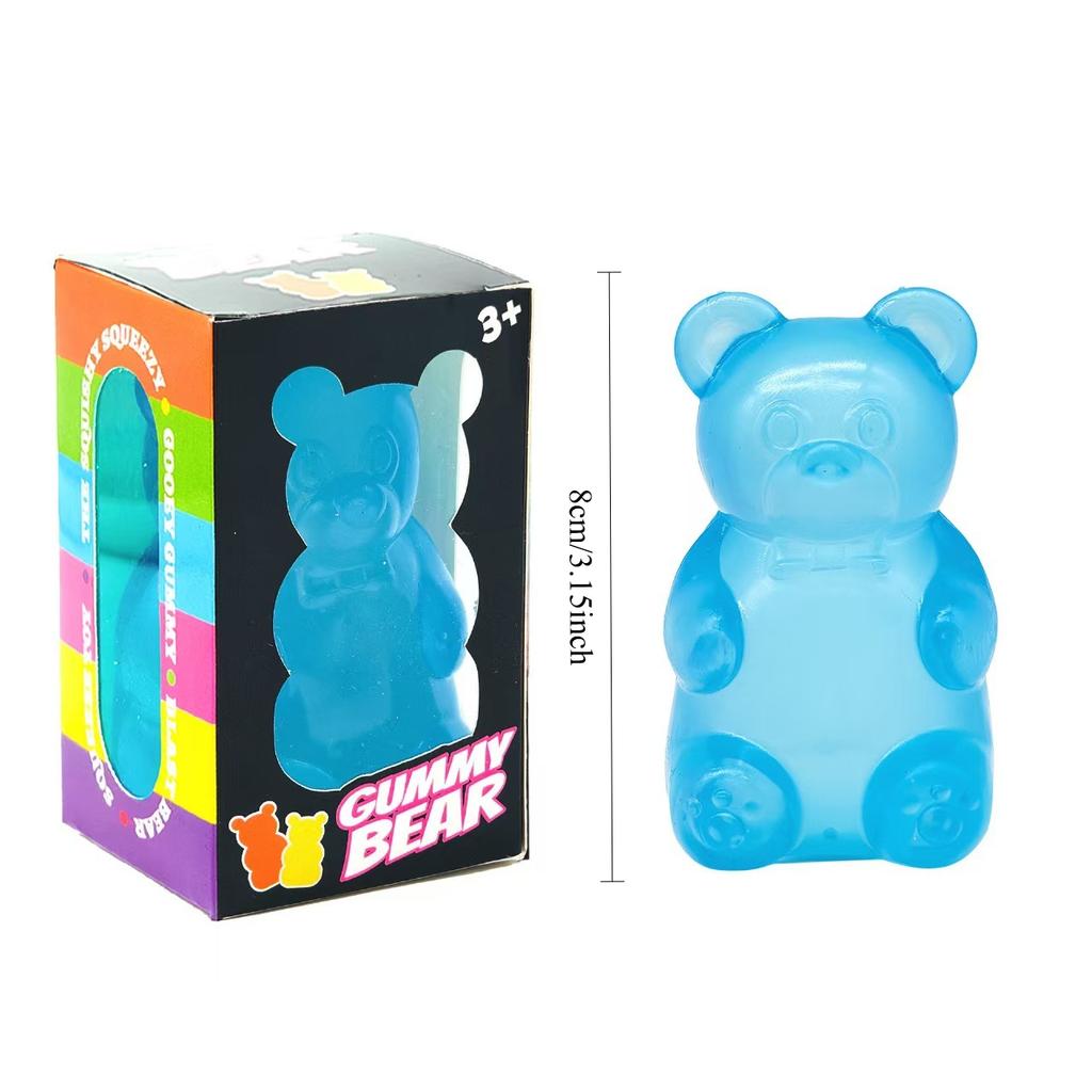 Schylling Needoh Nice Cube Sensory Squishy Stress Relief Fidget Toy Anti-Anxiety Squeeze Block For Focus ADHD Kids Adults