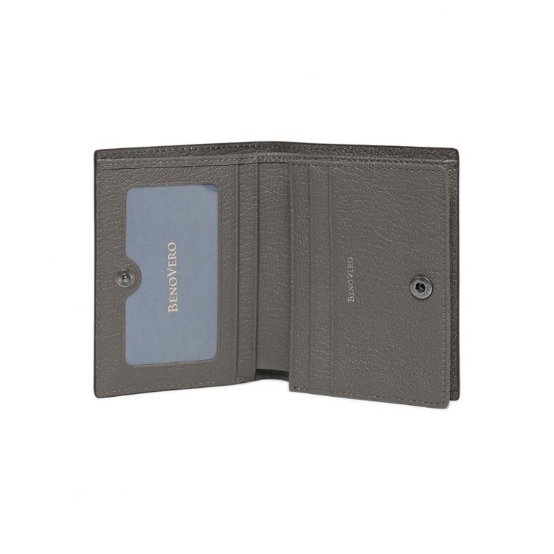 Benovero Goat Embossed Business Card Holder Brown Bmg1acp1236w1
