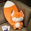 Cute Little Fox Plush Toy Doll Big Tail Fox Doll Birthday Gift Creative Throw Pillow