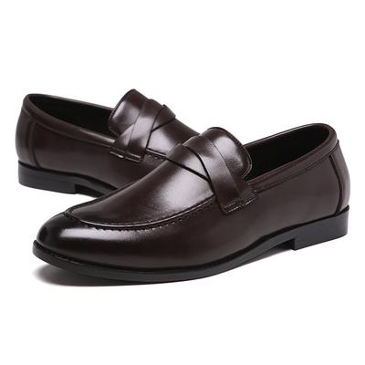 Herren Klassische Retro Fullstrap Loafer Männer Mikrofaser Leder Freizeitschuhe Herren Hochzeit Party Mokassins Outdoor Driving Flats