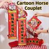 Cute New Year Magnetic Couplet Chinese Style Spring Festival Supplies  Entrance Decoration