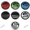 80/90/100mm Car Front Grille Rear Trunk Emblem Accessories Decoration Sticker For Skoda Fabia Kamiq Karoq Kodiaq Octavia Rapid