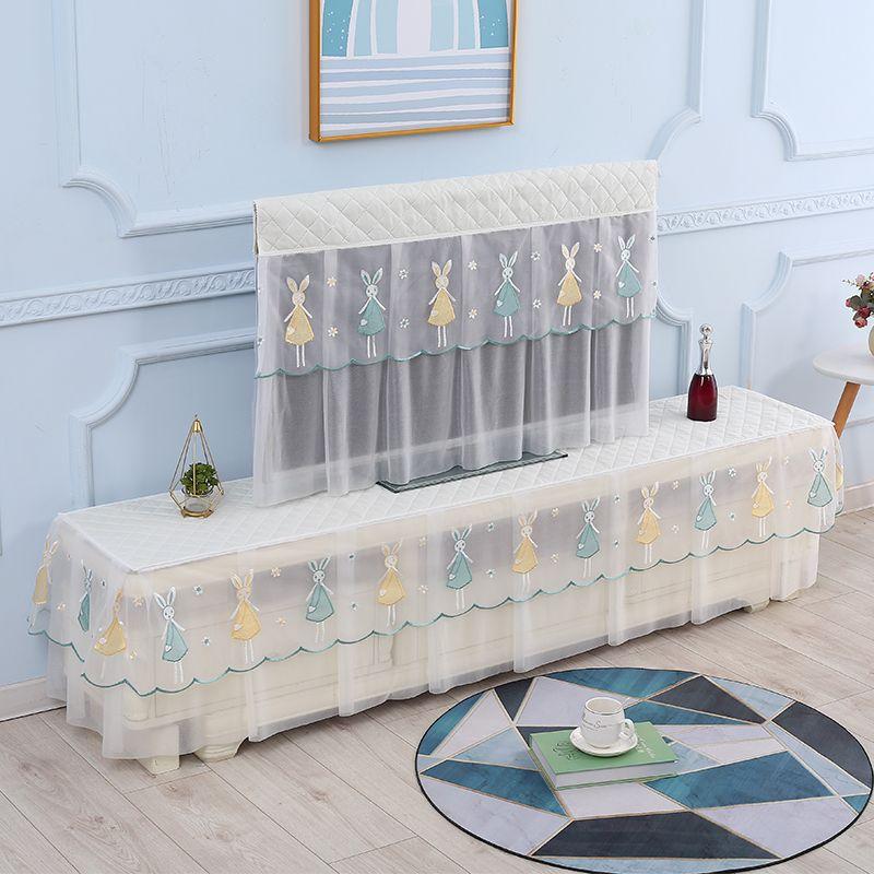 

Чехол для ТВ-тумбы Чехол для ТВ Чехлы для журнального столика Пылезащита и защита от солнца Трехкомпонентная скатерть Чехол для гостиной Ткань Нескользящая ткань Чехол для рукоделия TV cabinet cover: 40*80 high 40cm Rabbit Princess