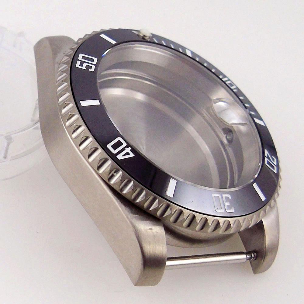 200m Waterproof Resistant Titanium Sub Watch Case 40mm for NH34 NH35 NH36 NH37 NH38 NH39 NH70 NH72 120Click Bezel