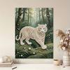 DIY Pearl Diamond Art Painting kits for Adult and Beginners, Majestic White Tiger Sparkling Painting Craft Home Wall Decor handmade Gift