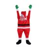 Vánoční závěsná dekorace Santa Clause Velký lezoucí Santa Claus Vánoční závěsná ozdoba pro venkovní okap, okno, zeď, balkonová dekorace