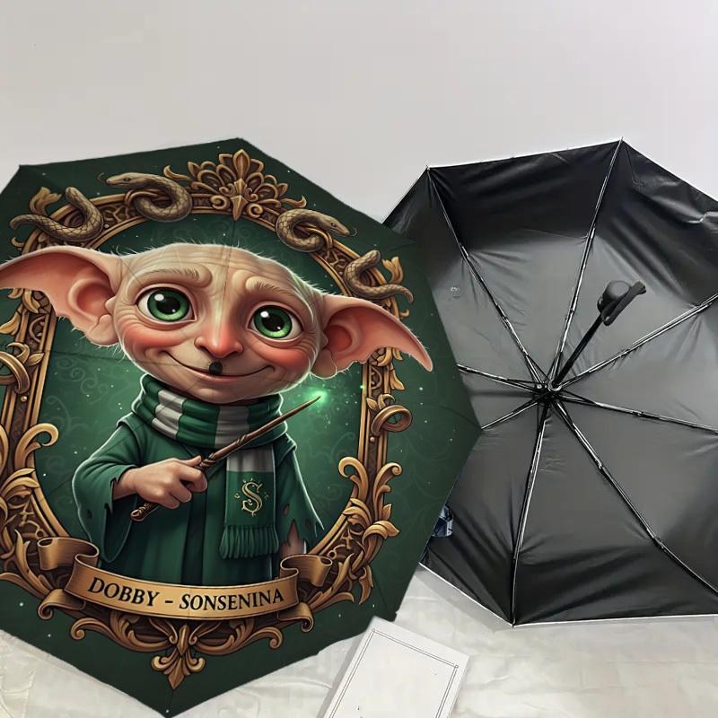 1PC Warner Dobby Sonsenina Umbrella-8-Rib Reinforced, Automatic Open, Lightweight & Durable-A91