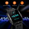 1.96" Outdoor Military Smartwatch Men Bluetooth Call Smart Watch IP68 Waterproof Sports Fitness Watches