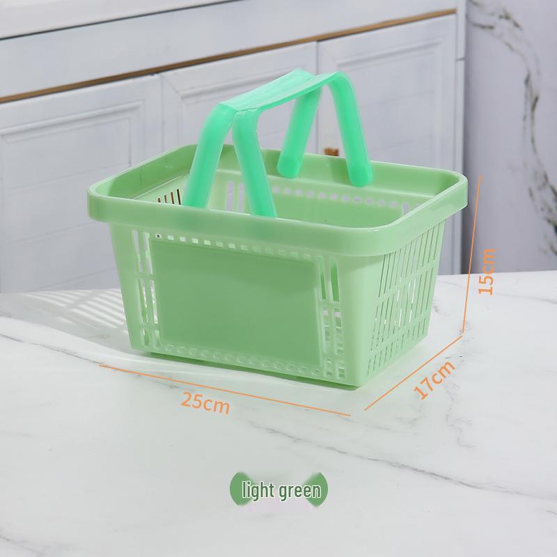 Modern Handheld Bathroom Cosmetics Organizer Basket