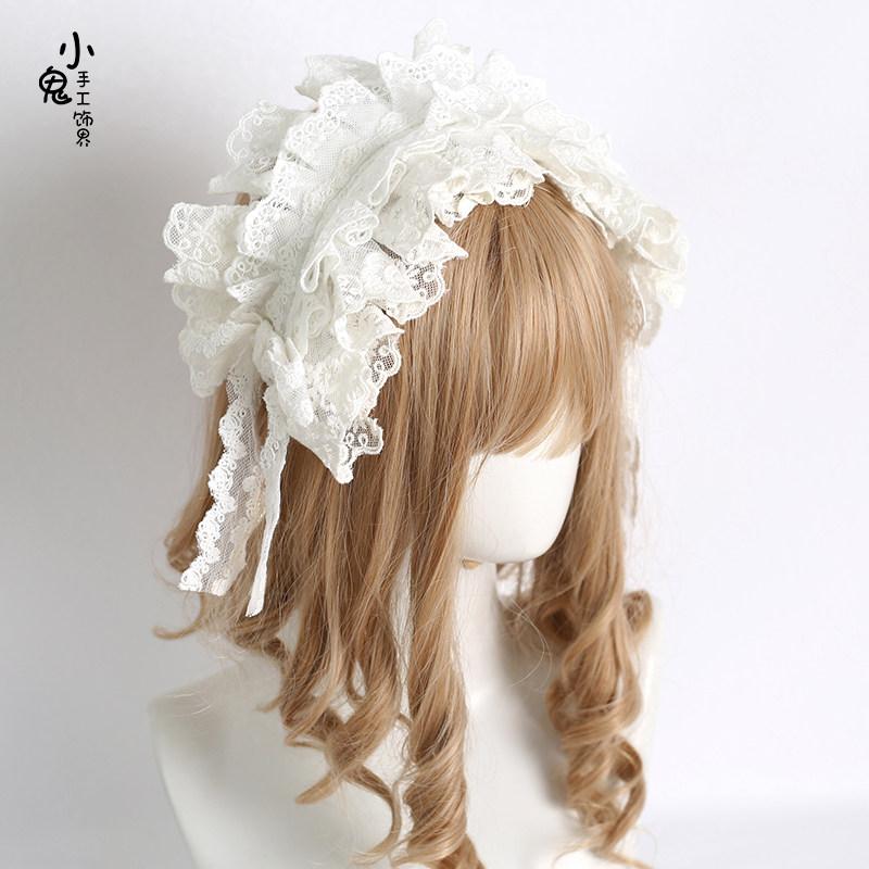 Lo Girl Sweet Girl Hair Accessories Lace Headgear Hair Bands for Girls Lolita French Elegant Headband