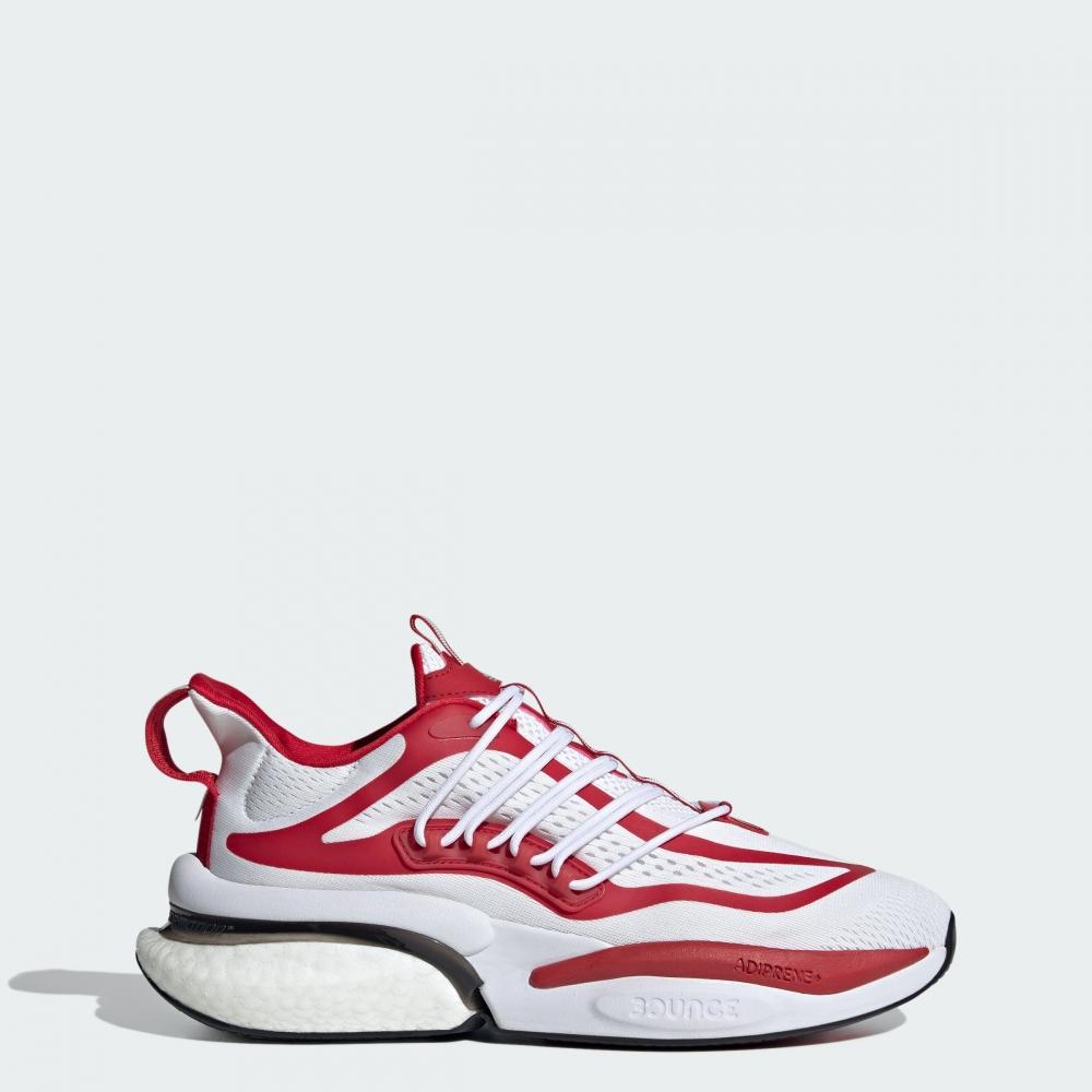 

adidas Men s adidas Rutgers Alphaboost V1 Shoes cloud white team power red 2 core bl