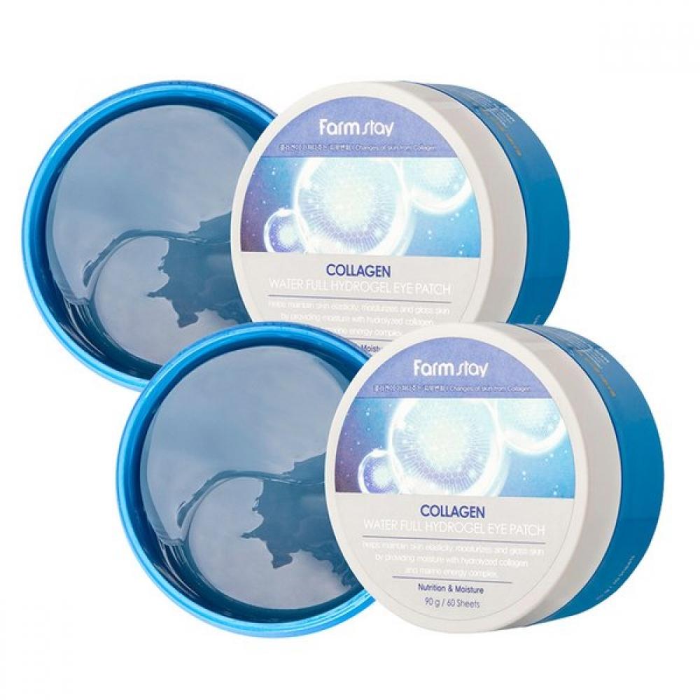 

1+1 Farmstay Collagen Water Full Hydrogel Eye Patch 90г 60 листов