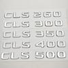 3D ABS Car Sticker Logo CLS260 CLS300 CLS400 Rear Trunk Letter Badge Emblem For Mercedes Benz CLS Series CLS350 CLS500 Accessoey