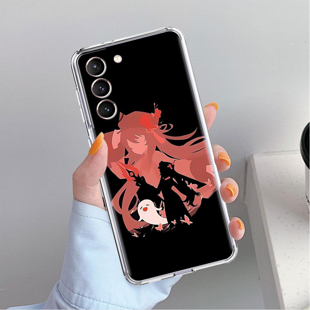 

Аниме Genshin Impact Прозрачный чехол для Samsung Galaxy S22 S20 FE S21 S10 S9 Plus Note 20 Ultra 10 Lite Прозрачный чехол для телефона Samsung Note 9
