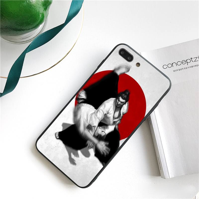 

Japan aikido Judo Phone Case for iphone 13 11 8 7 6 6S Plus 7 plus 8 plus X XS MAX 5 5S XR 12 11 Pro max se 2020 Funda Cover iphone 13promax