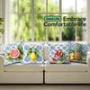 1,4 Pcs Various Fruits Single-Sided Printed Pillowcase Cushion Cover,Suitable For Living Room,Bedroom,Car Decoration