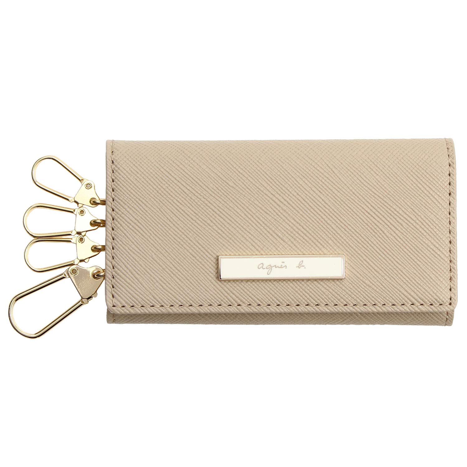 

VOYAGE FEMME Key Case [Agnès b.] QAW05-07 (Beige) бежевий
