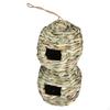 Bird House Grass Hand Woven Cage Shelter Outside Hanging Nest Cozy Resting Place Birdhouse for