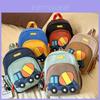 Childrens Cartoon Car Backpack With Padded Shoulder Straps For School Use