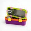 Eco Friendly Stainless Steel Lunch Box 2/3 Compartment Rice Container Divided Lunch Box  Camping